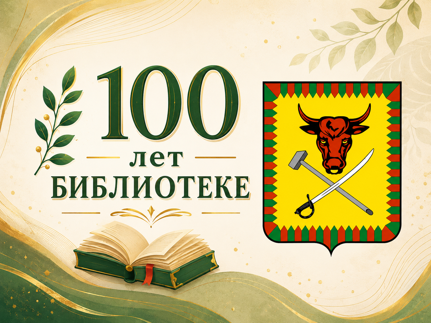 100-летний юбилей библиотеки села Новотроицк.